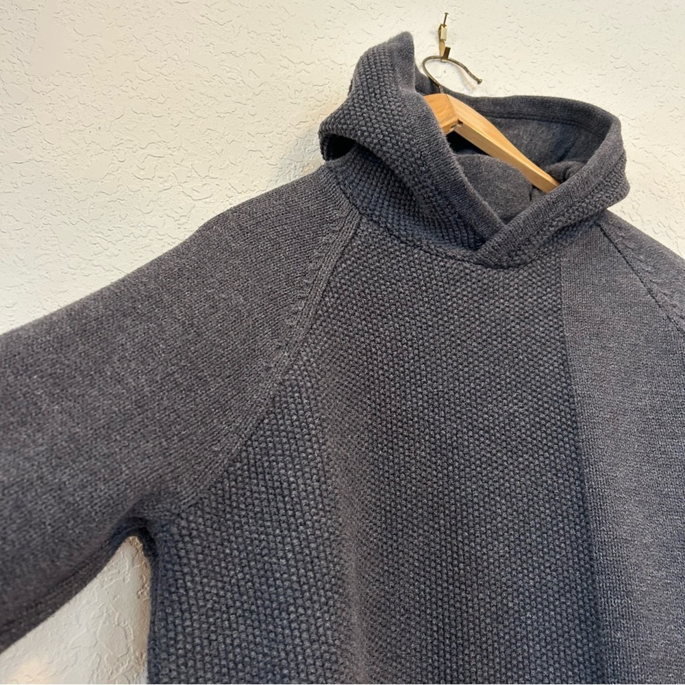 Aether men’s textured hoodie cotton gray size small - Picture 4 of 13